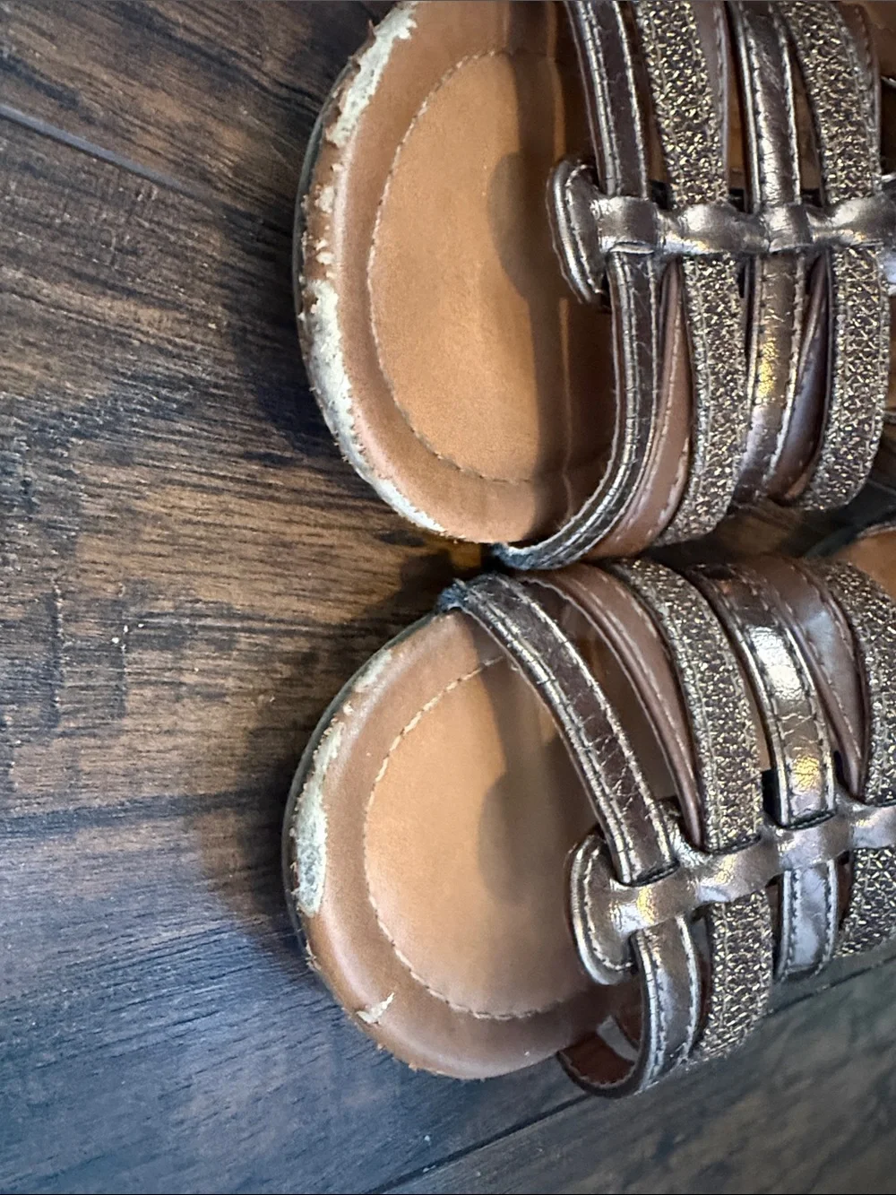 Women’s Strappy Gladiator Sandals in Brown